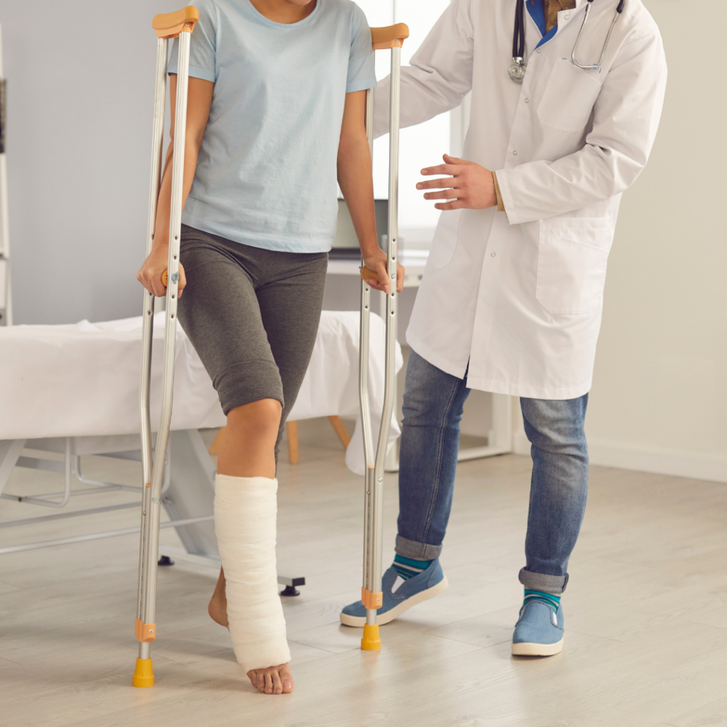 Bone Doctor Bangalore walking with patient 